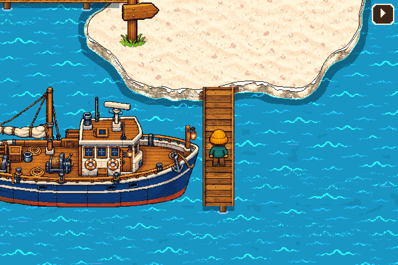 The cruiser in the Scattered Isles.